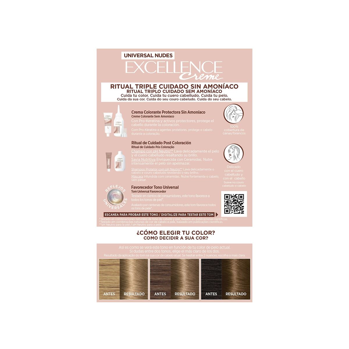 Permanent Dye L'Oreal Make Up Excellence Blonde Nº 7u-Blonde (5 Units)-1