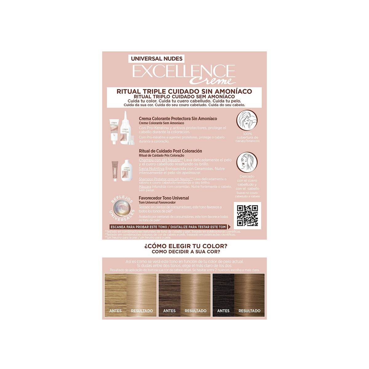 Permanent Dye L'Oréal Paris Excellence Nº 8u-Light Blonde (5 Units)-1
