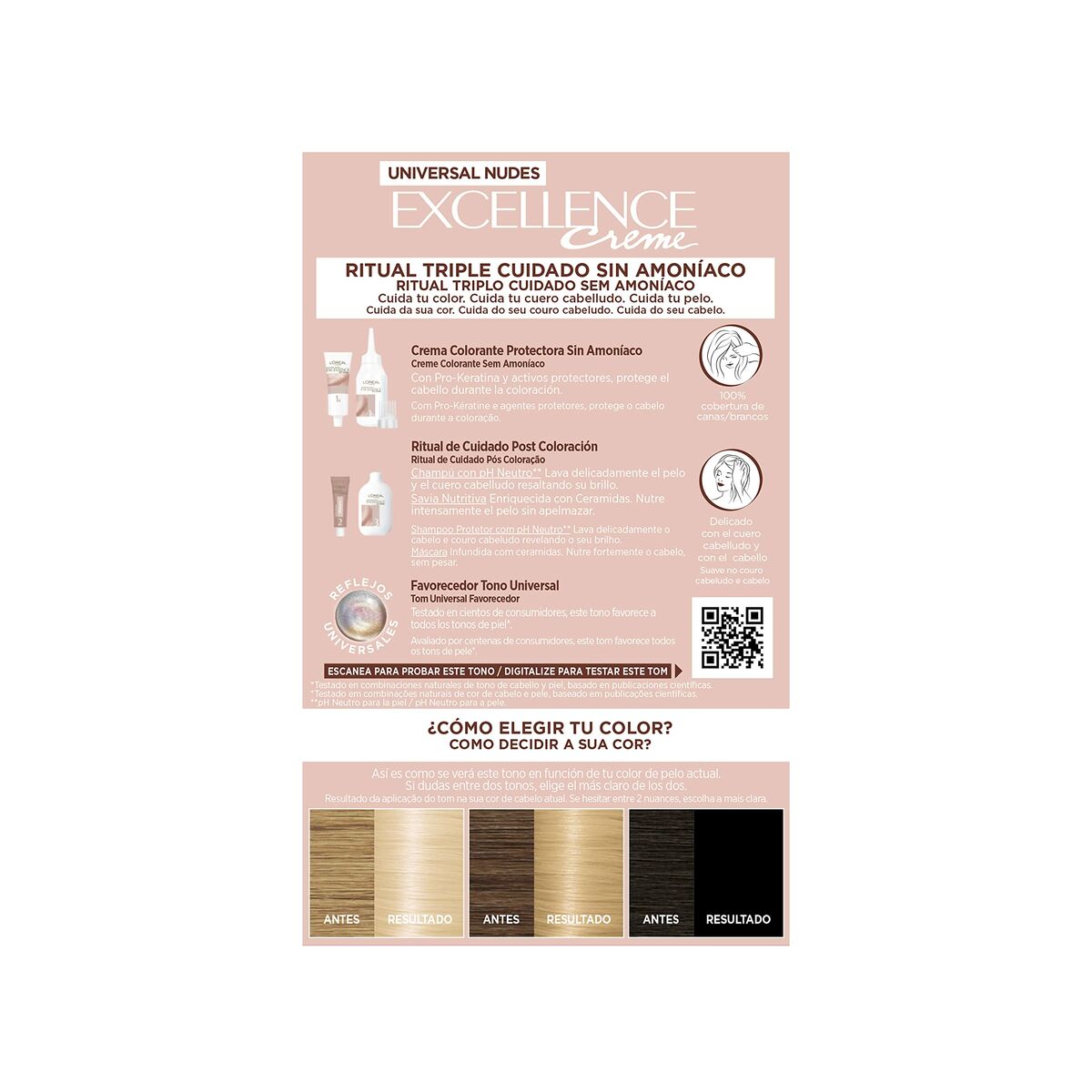 Permanent Dye L'Oreal Make Up Excellence Light Blonde Nº 10u-Lightest Blonde (5 Units)-1