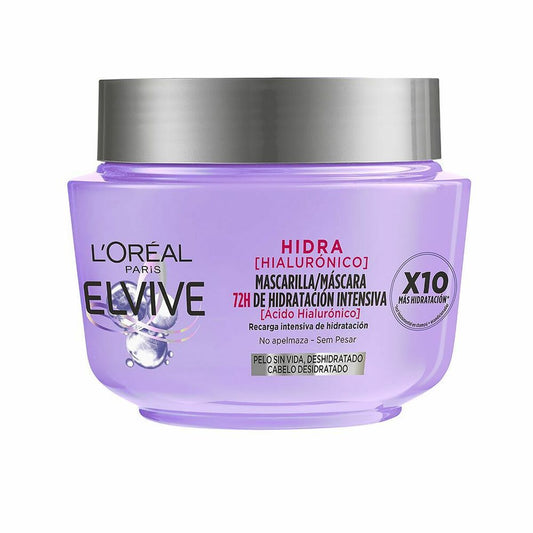 Hair Mask L'Oreal Make Up Elvive Hidra Hialurónico 300 ml Hyaluronic Acid-0