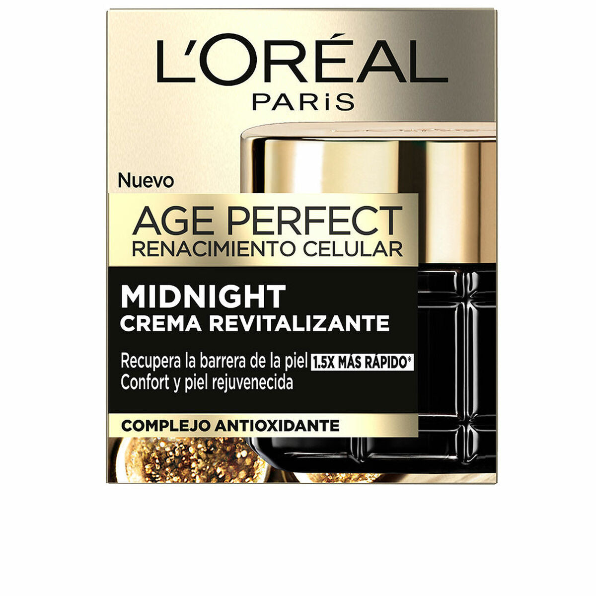 Anti-Ageing Night Cream L'Oreal Make Up Age Perfect 50 ml Revitalising-0