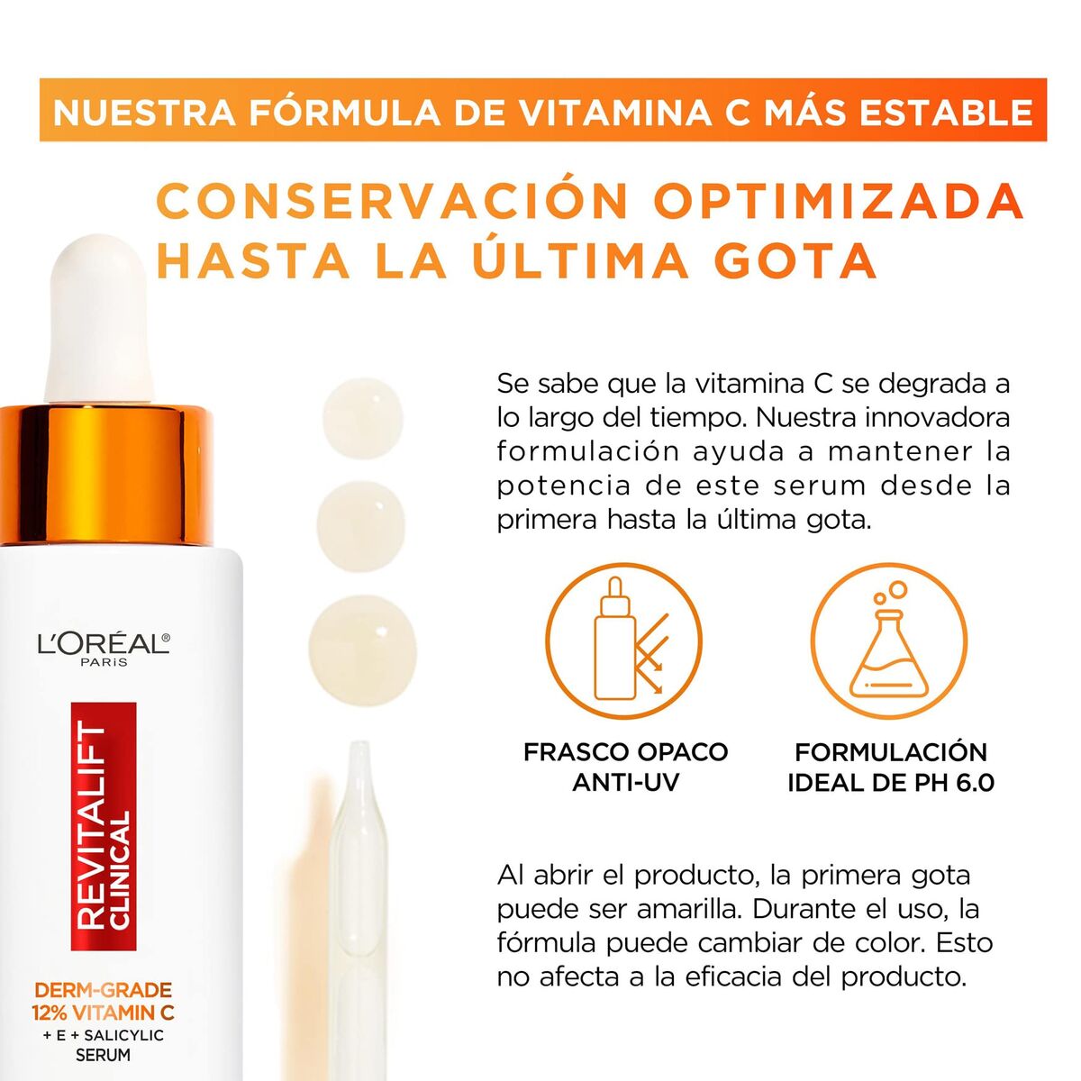 Anti-Ageing Serum L'Oreal Make Up Revitalift Clinical C 30 ml-2