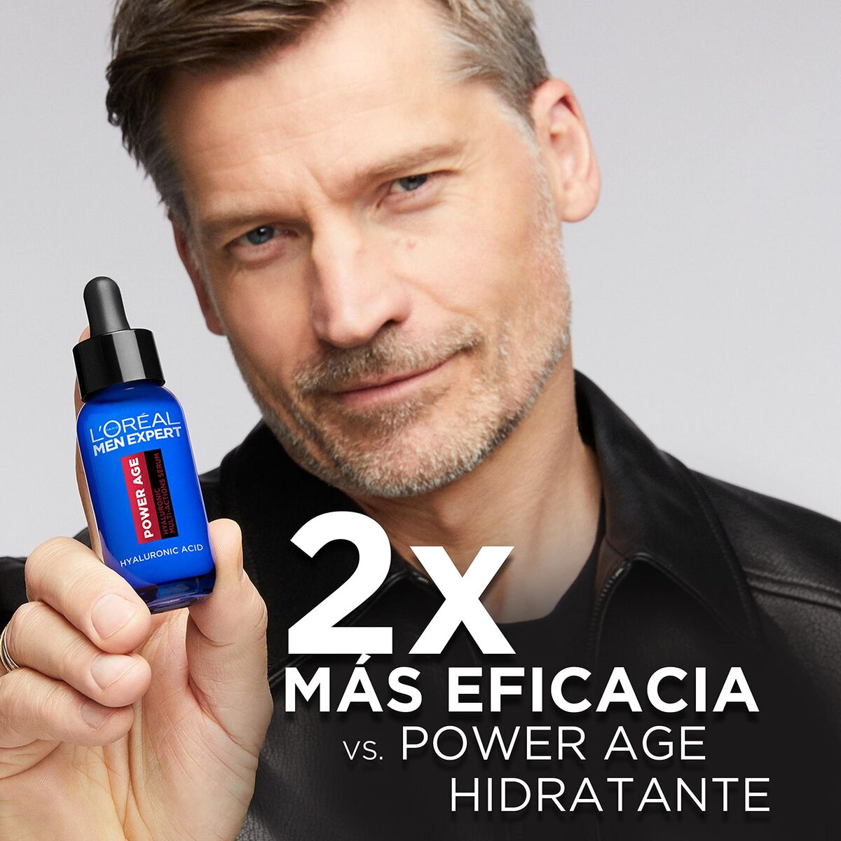 Anti-Ageing Serum L'Oreal Make Up Men Expert Power Age 30 ml Hyaluronic Acid-2