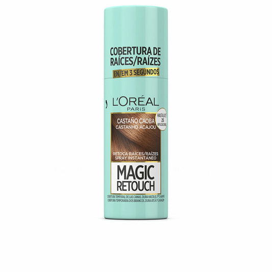 Temporary Corrector Spray for Roots L'Oréal Paris Magic Retouch Mahogany Brown Nº 6-Castano Caoba Spray 75 ml-0