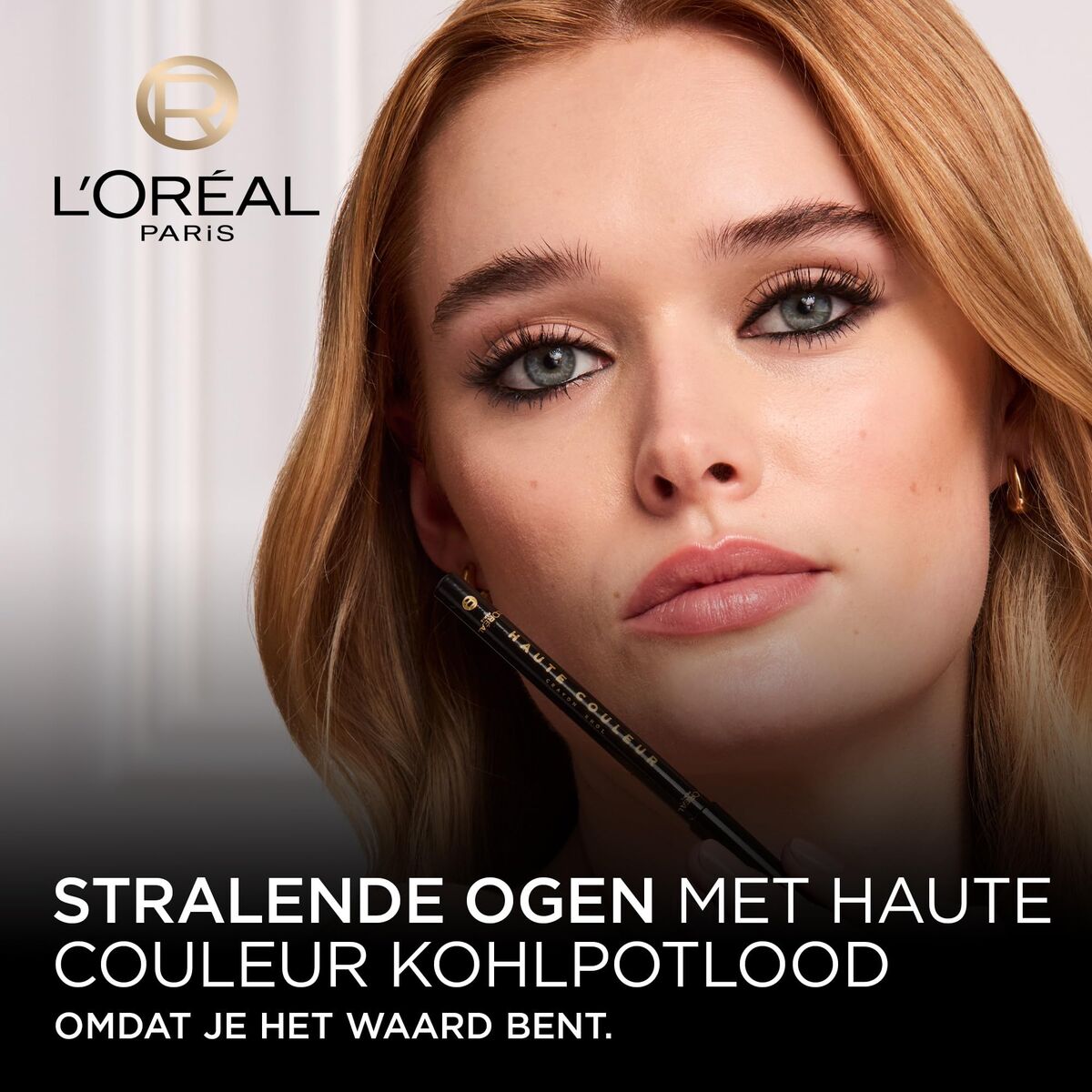 Eye Pencil L'Oreal Make Up HAUTE COULEUR Black (1 Unit)-4