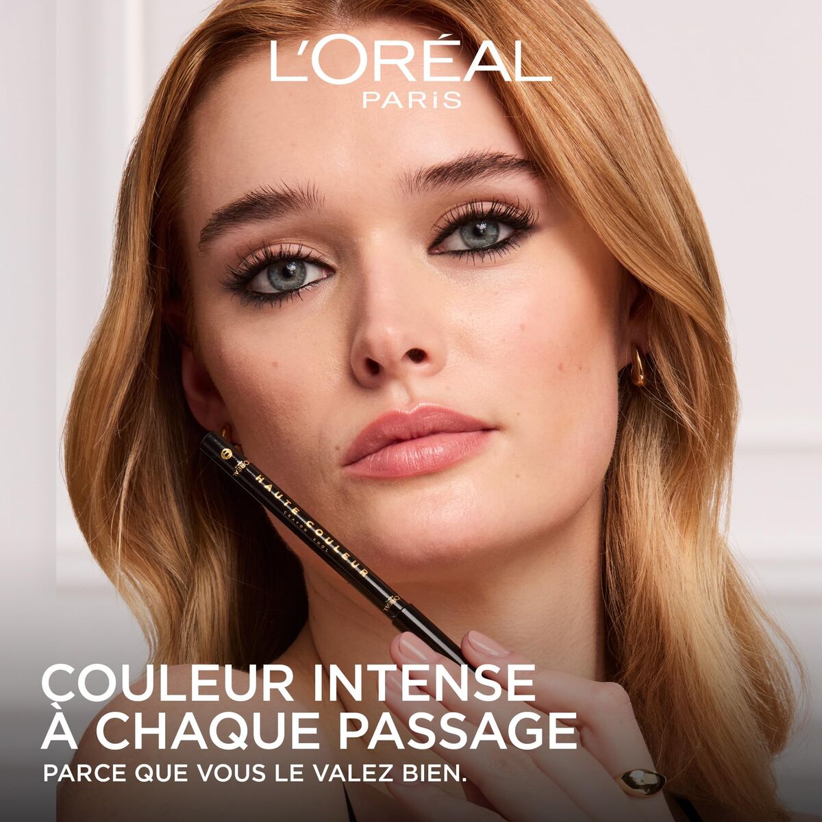 Eye Pencil L'Oreal Make Up HAUTE COULEUR Black (1 Unit)-9
