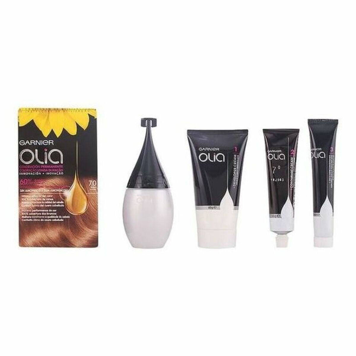 Dye No Ammonia Garnier Olia Nº 7.0-rubio Nº 7,0 Rubio Lote (1 Unit)-0