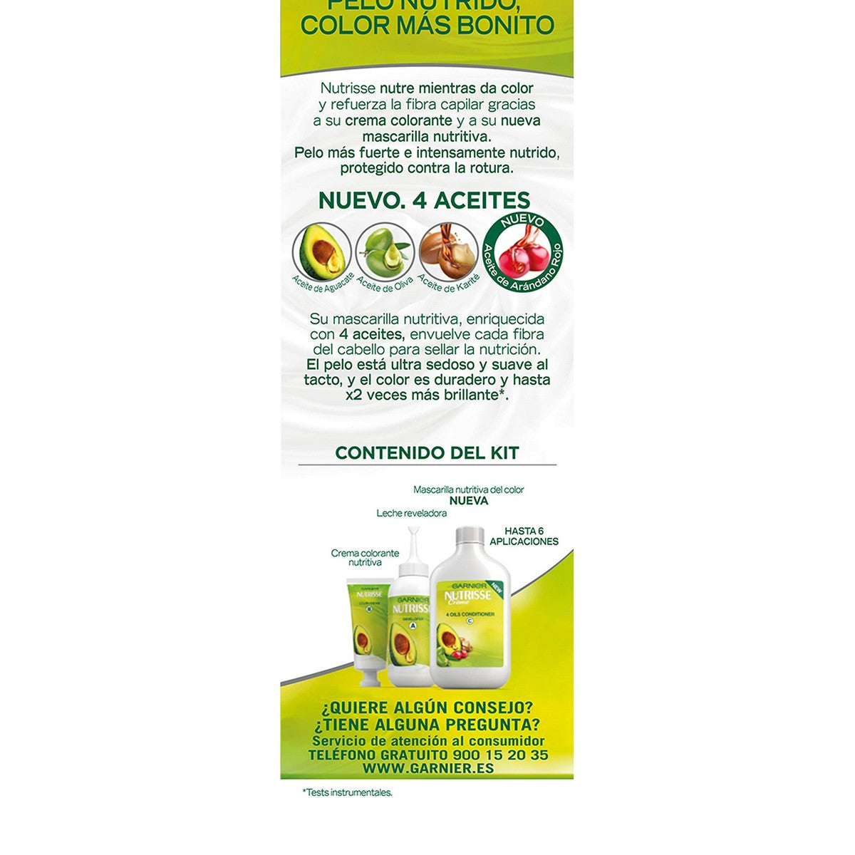 Permanent Dye Garnier Nutrisse Nº 4,26 Nº 4,26-Cassis 1 U (3 Units)-4