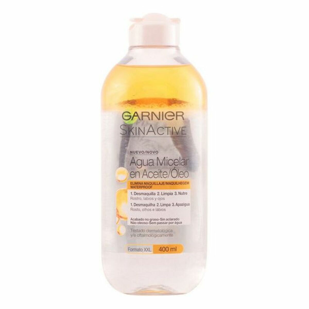 Make-up Remover Cleanser Skinactive Agua Micelar Garnier-0