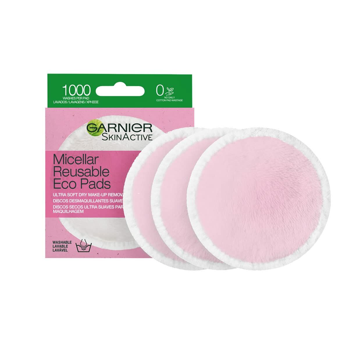 Make-up Remover Pads Garnier Skinactive Washable-8