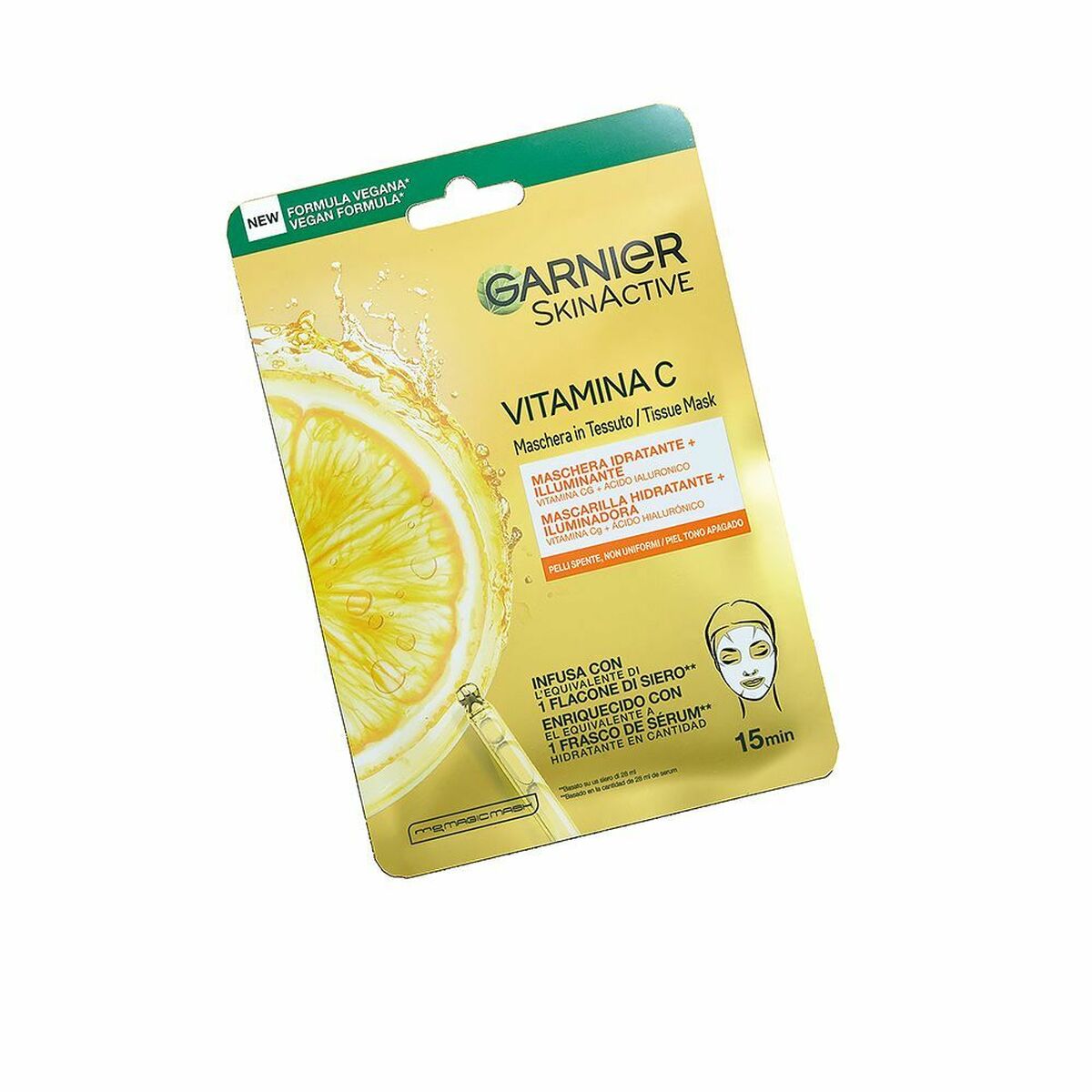 Illuminating Mask Garnier Skinactive Vitamina C Moisturizing Vitamin C (1 Unit)-0