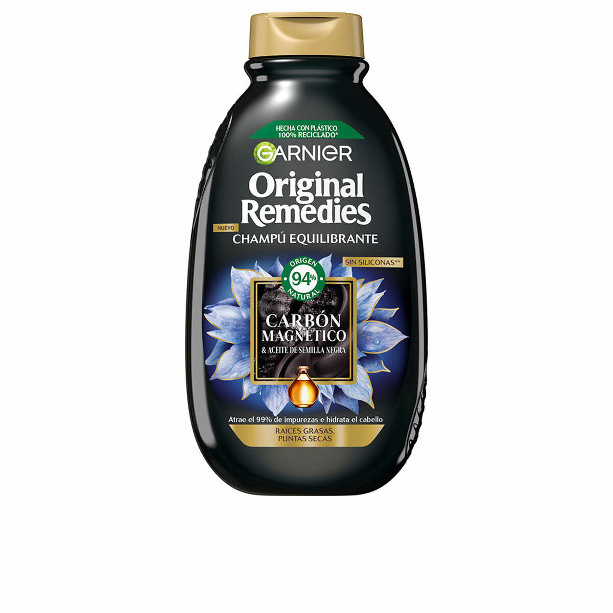 Shampoo Garnier Original Remedies 250 ml Balancing Magnetic charcoal-0
