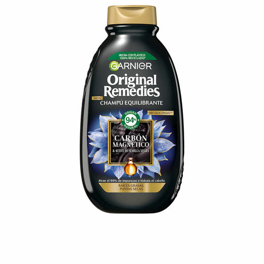 Shampoo Garnier Original Remedies 250 ml Balancing Magnetic charcoal-0