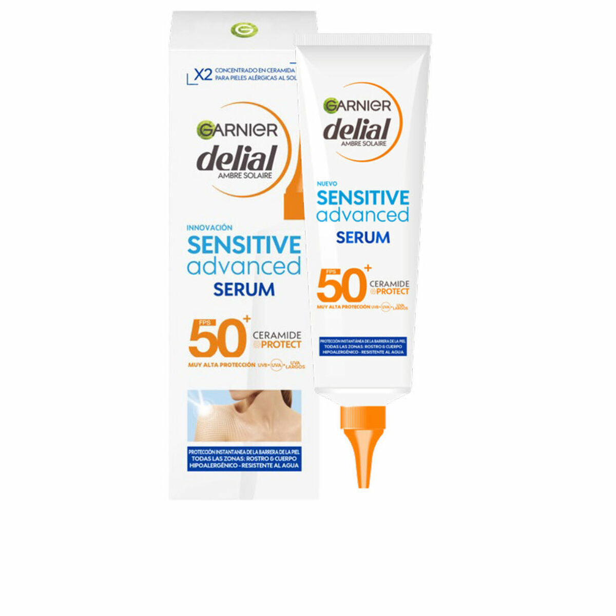 Body Serum Garnier Sensitive Advanced Spf 50+ 125 ml Sun Block-0