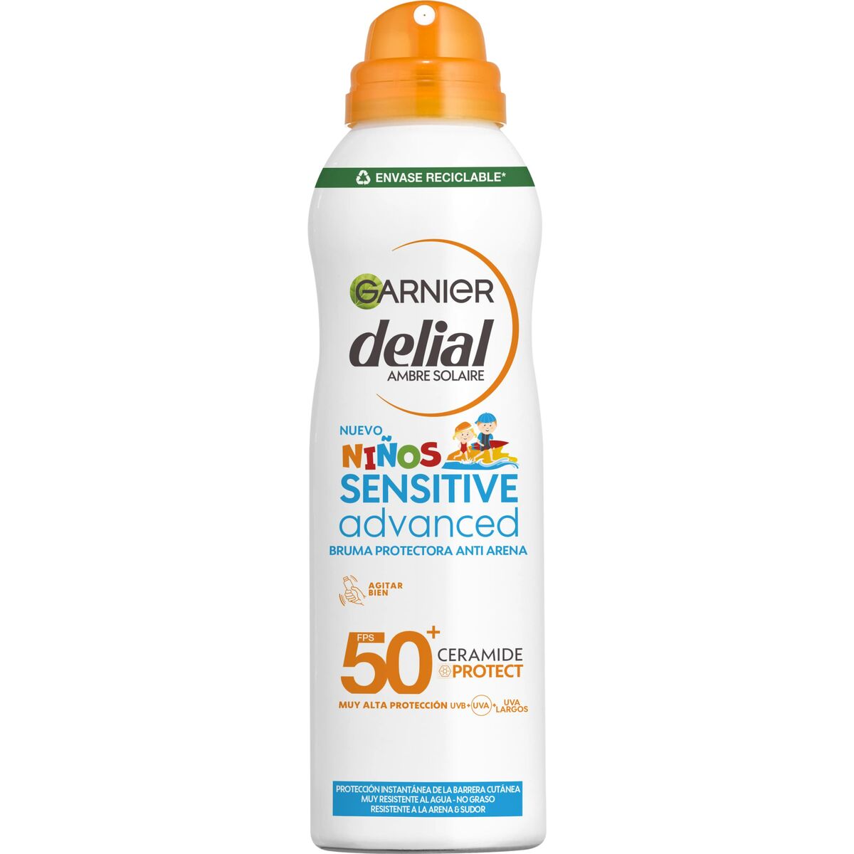 Sand resistant Sun spray Garnier Sensitive Advanced Spf 50+ 150 ml Children's-0