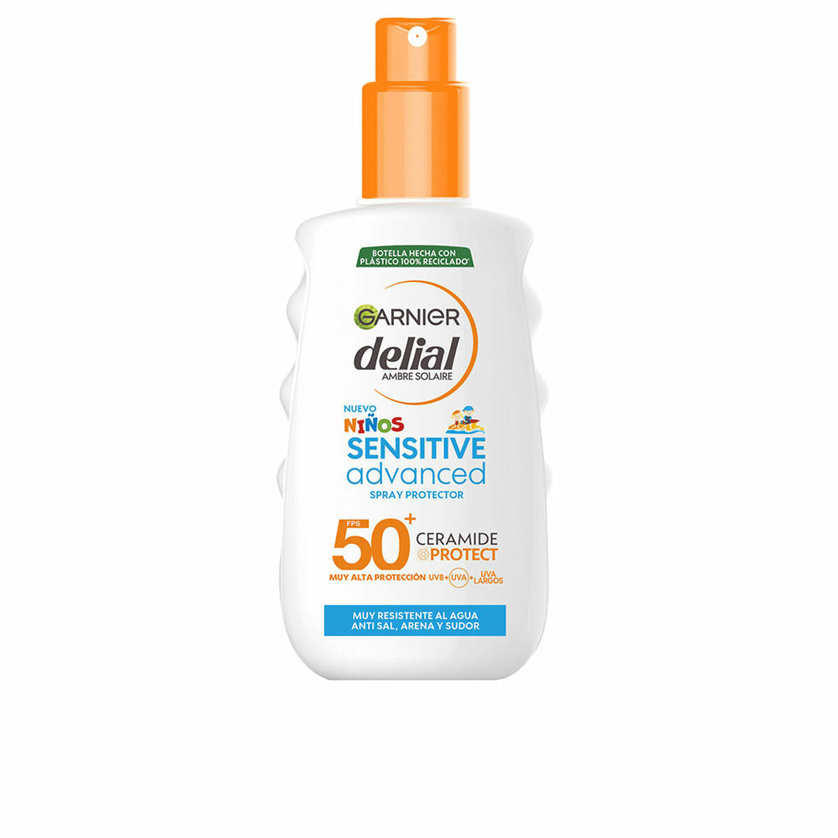 Sunscreen Spray for Children Garnier Niños Sensitive Advanced Spf 50+ 150 ml-0