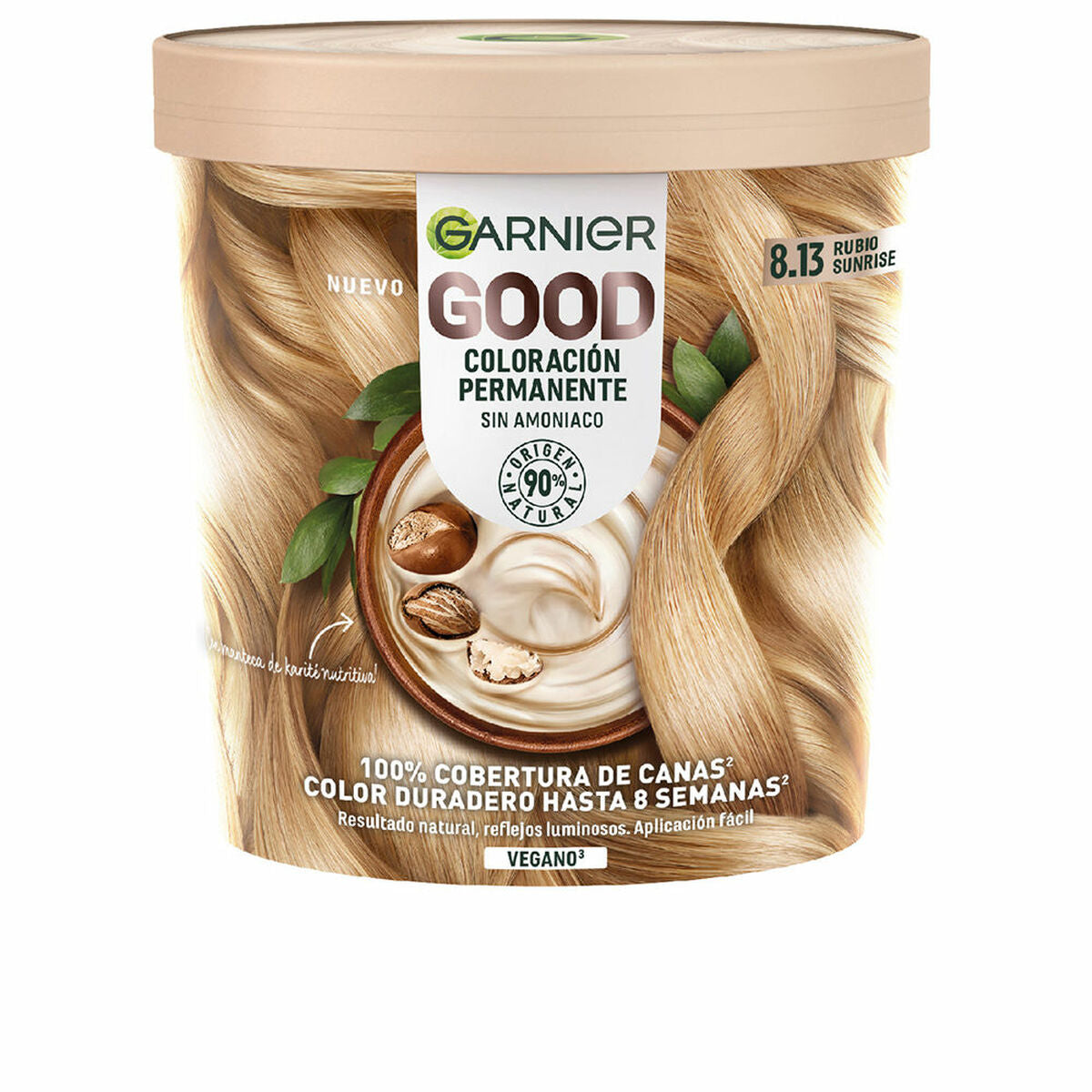 Permanent Colour Garnier GOOD 217 ml Blonde Nº 8.13-0