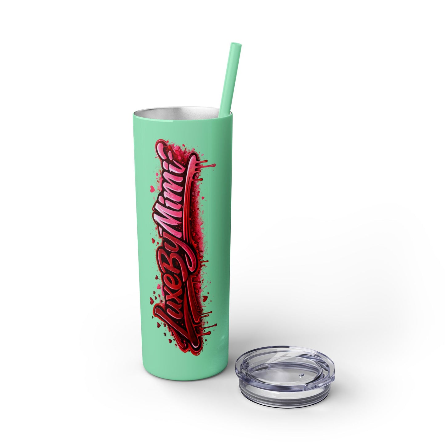 Skinny Tumbler – 'Lake & Lemons' Red Script 20oz Insulated Straw Tumbler
