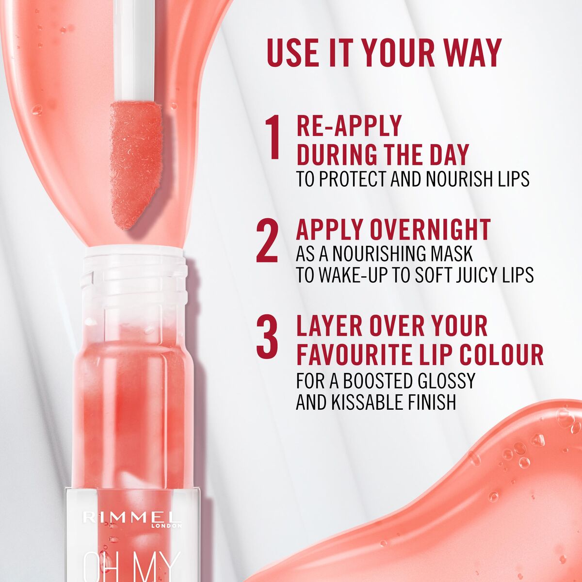 Lipstick Rimmel London OH MY GLOSS! 4,5 ml-1