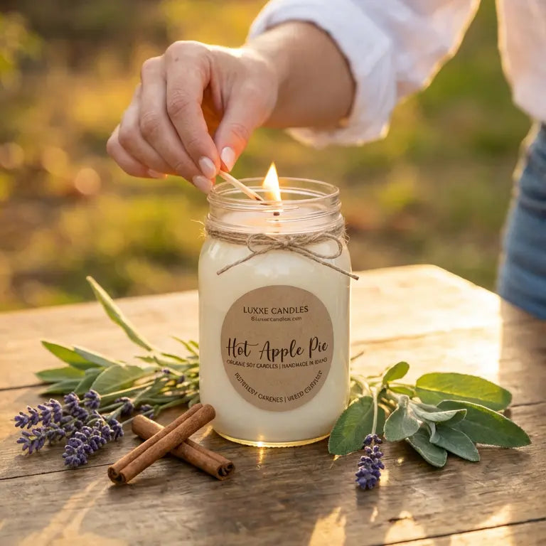 Hot Apple Pie | Organic Soy Candle