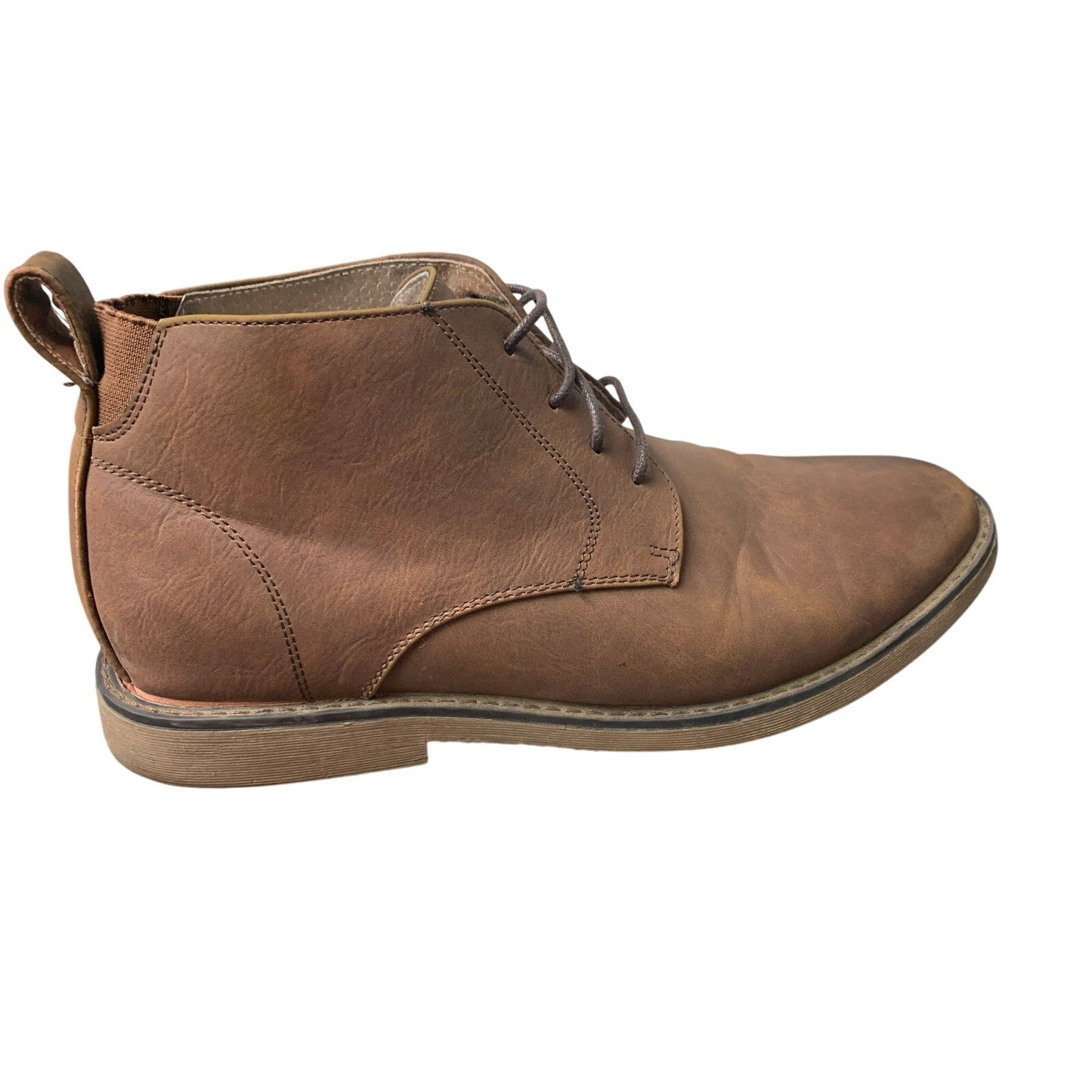 New Bruno Marc Mens Size 11 Brown Lace Up Classic Dress Casual Chukka Boots