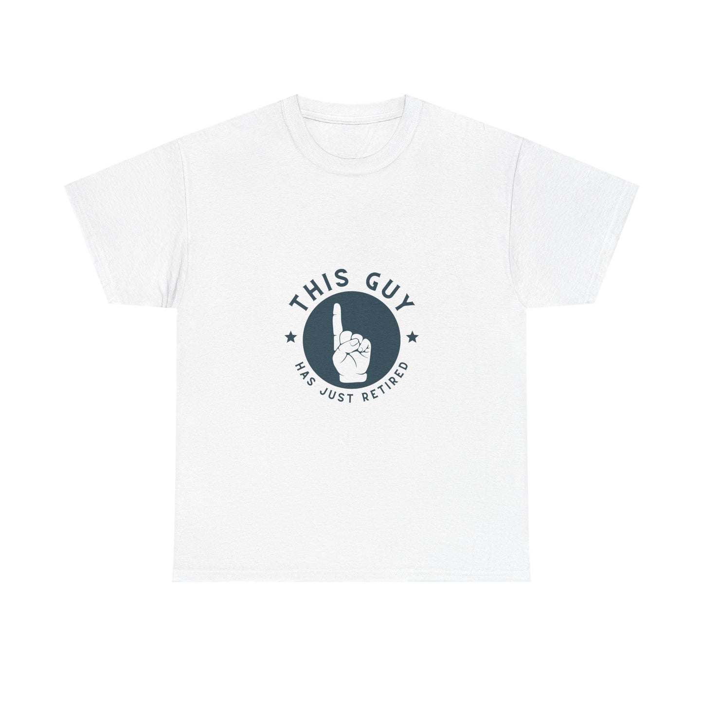This Guy Has Just Retired Retirement Celebration Unisex Heavy Cotton Tee | Funny Gift for Retirees, Casual Wear, Retirement Party, Humor Shirt, Comfy Gift Idea