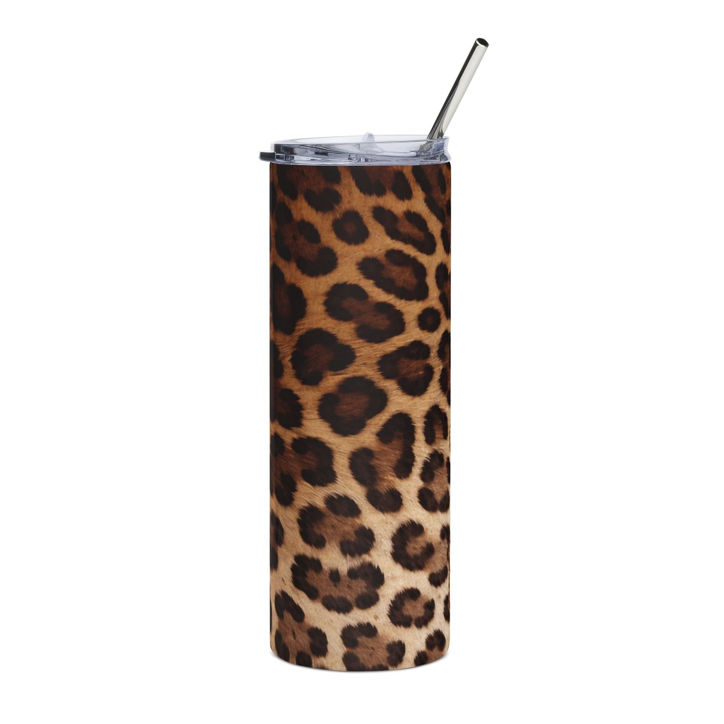 Customized Leopard Print Stainless Steel Tumbler | 20oz