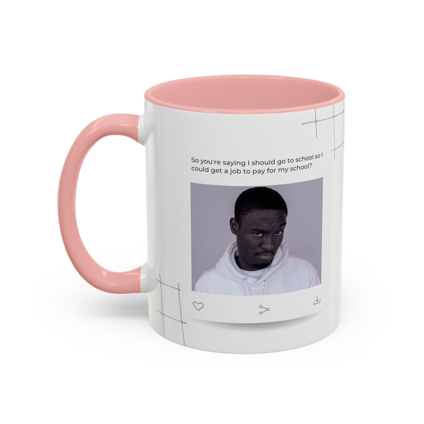 Get A Job to Pay For School? Coffee Mug - Daily WTF Moment, Unique Drinkware, Personalized Gift, Home Office Mug, Funny Coffee Cup, Stylish Beverage Holder