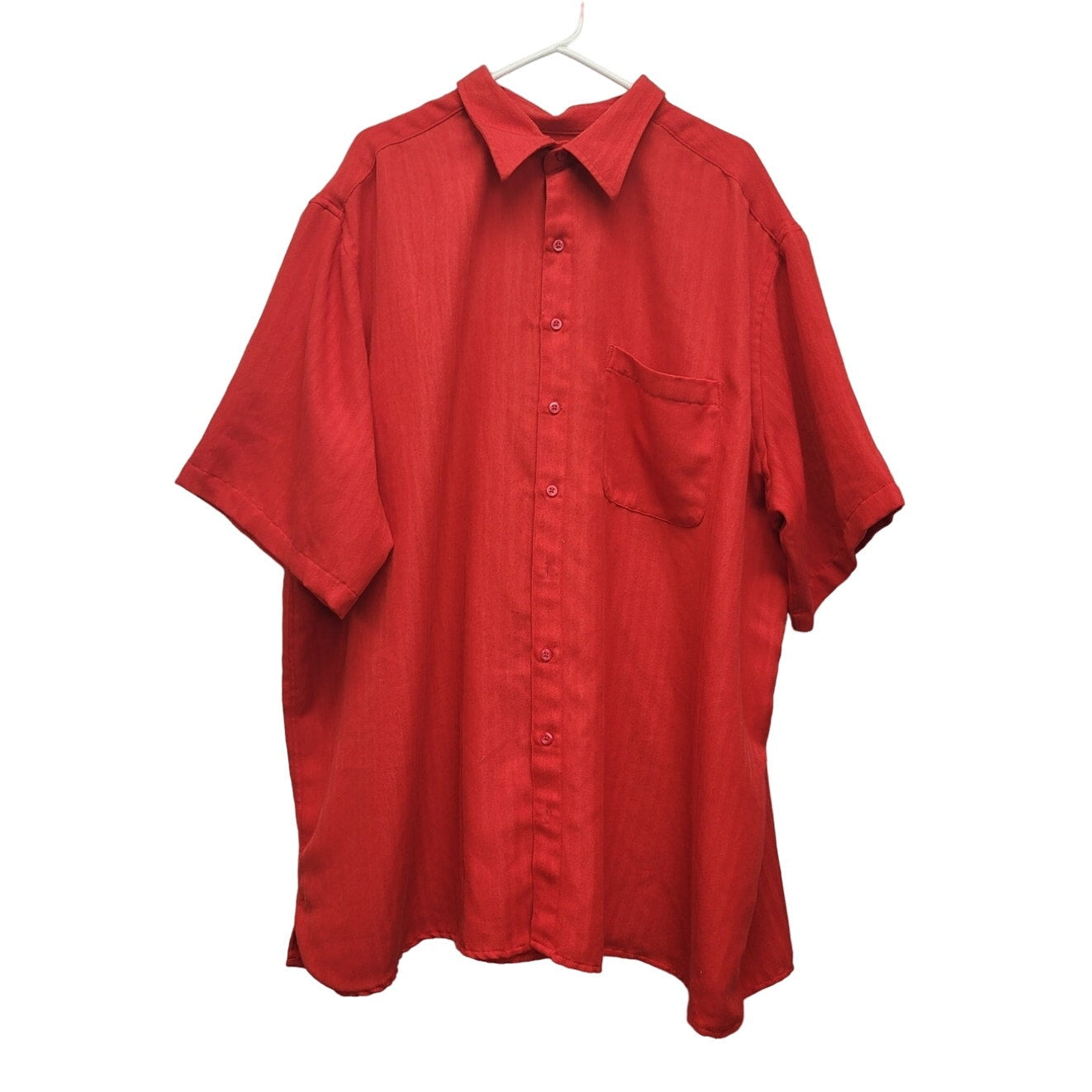 Canyon Ridge Mens 3XLT Polyester Short Sleeve Button Up Shirt w Front Pocket