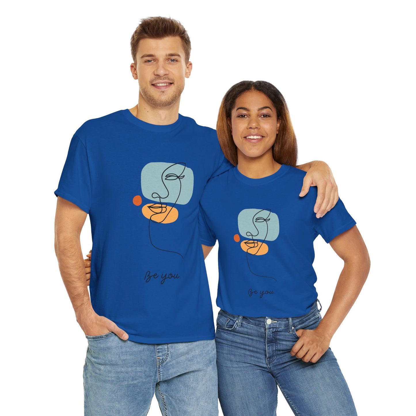 Be You Unisex Cotton Tee - Inspirational Graphic Tee for Self-Love, Gift for Friends, Casual Wear, Birthday, Everyday Comfort