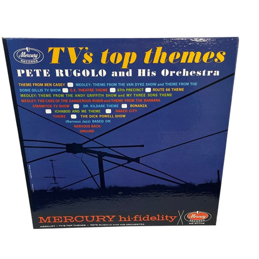 Vintage 1962 TV's Top Themes Pete Rugolo and His Orchestra LP Vinyl Record