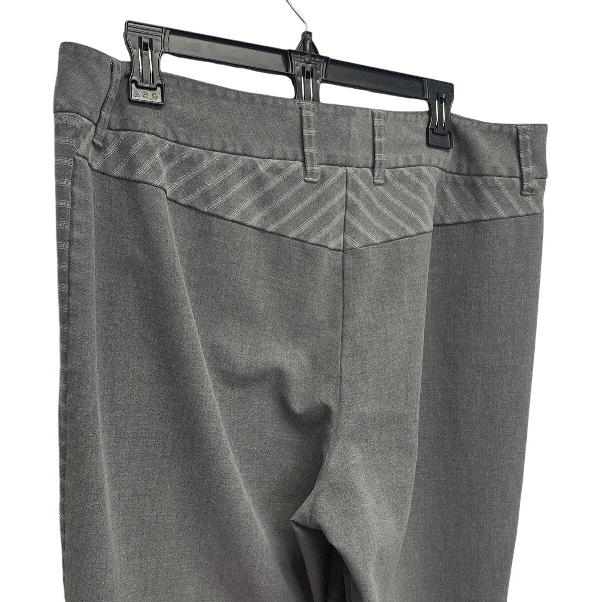 Liz Claiborne Womens Size 16 Audra Stain Resistant Striped Side Career Pants