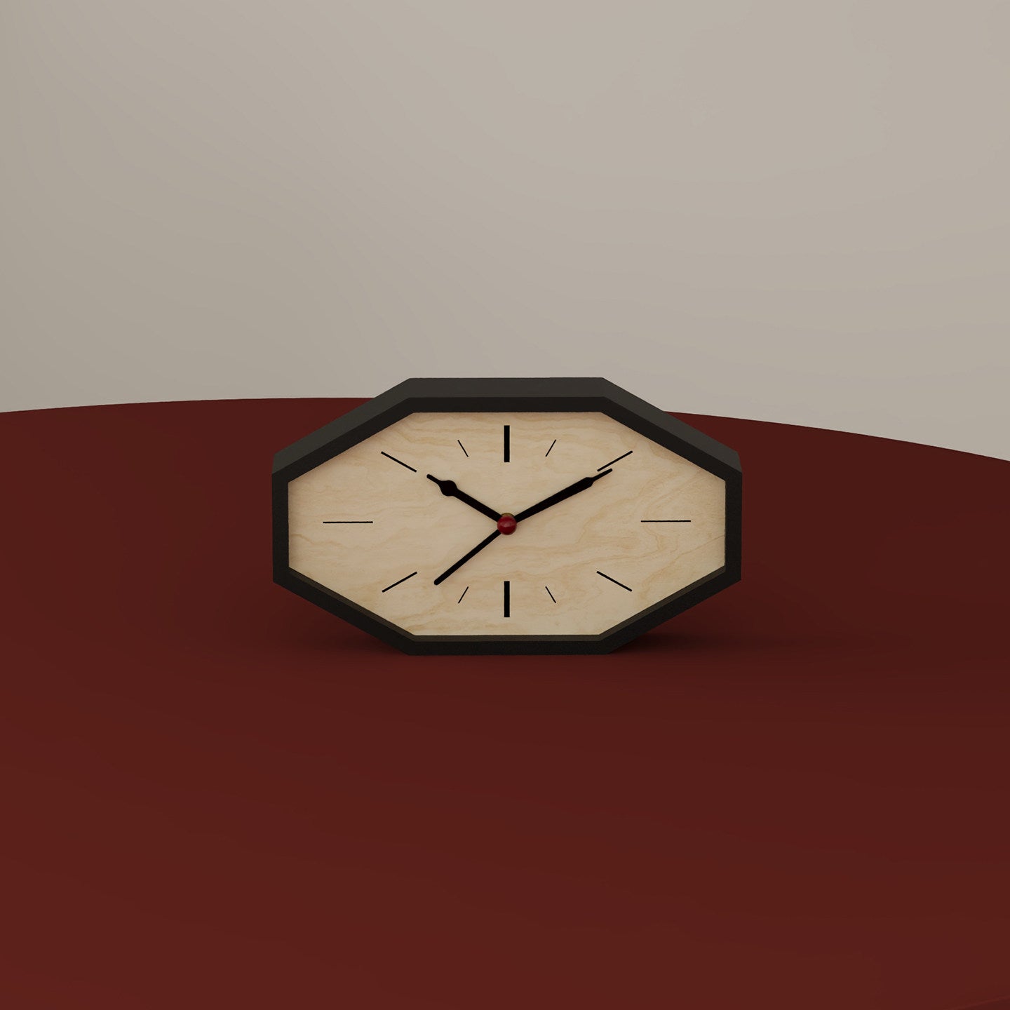 Octagon Dual-Sided Clock-7