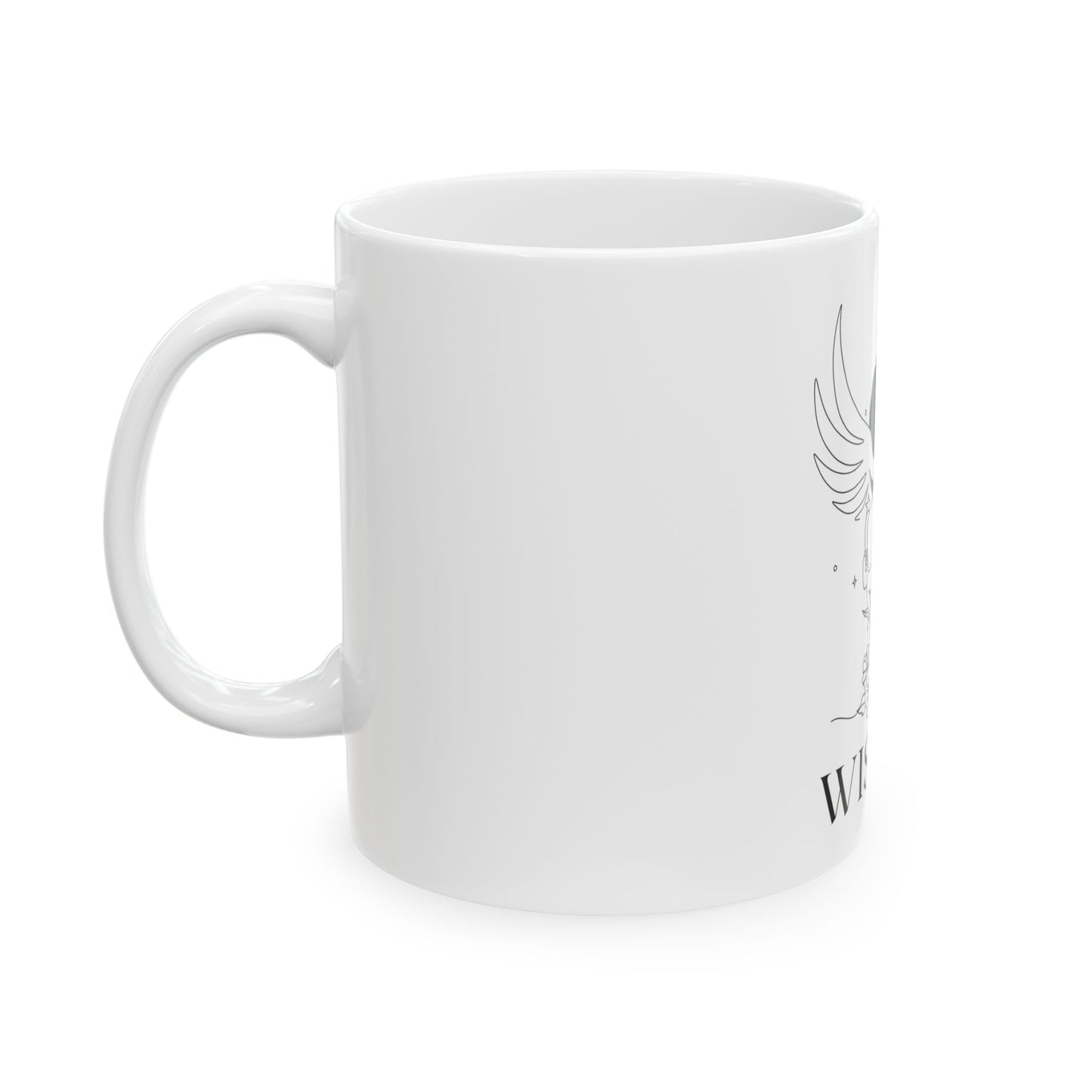 Wisdom Themed Ceramic Mug - Empowering Gift for Coffee Lovers, Inspirational Coffee Cup, Unique Home Decor, Perfect for Birthdays, Self-Care