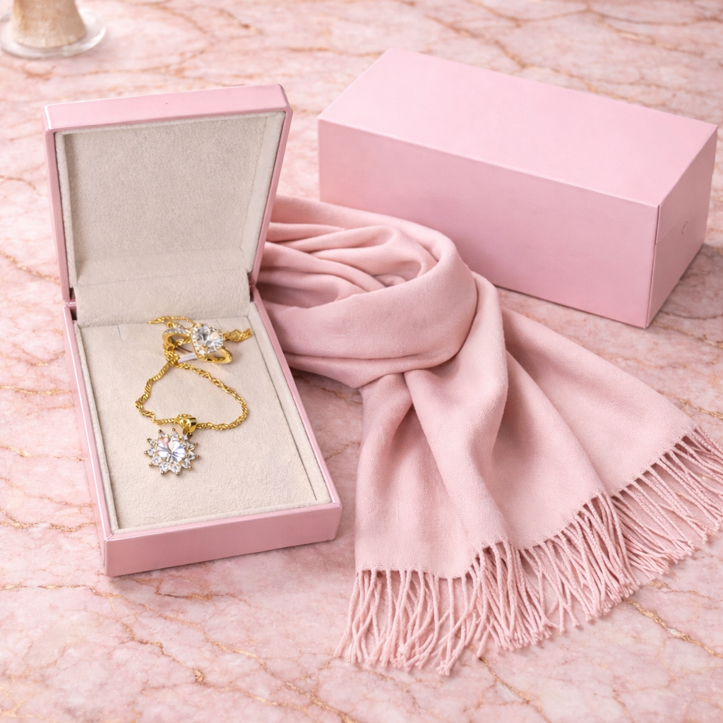 LuxeByMimi – Soap Rose Quartz Spa Heart Gift Box