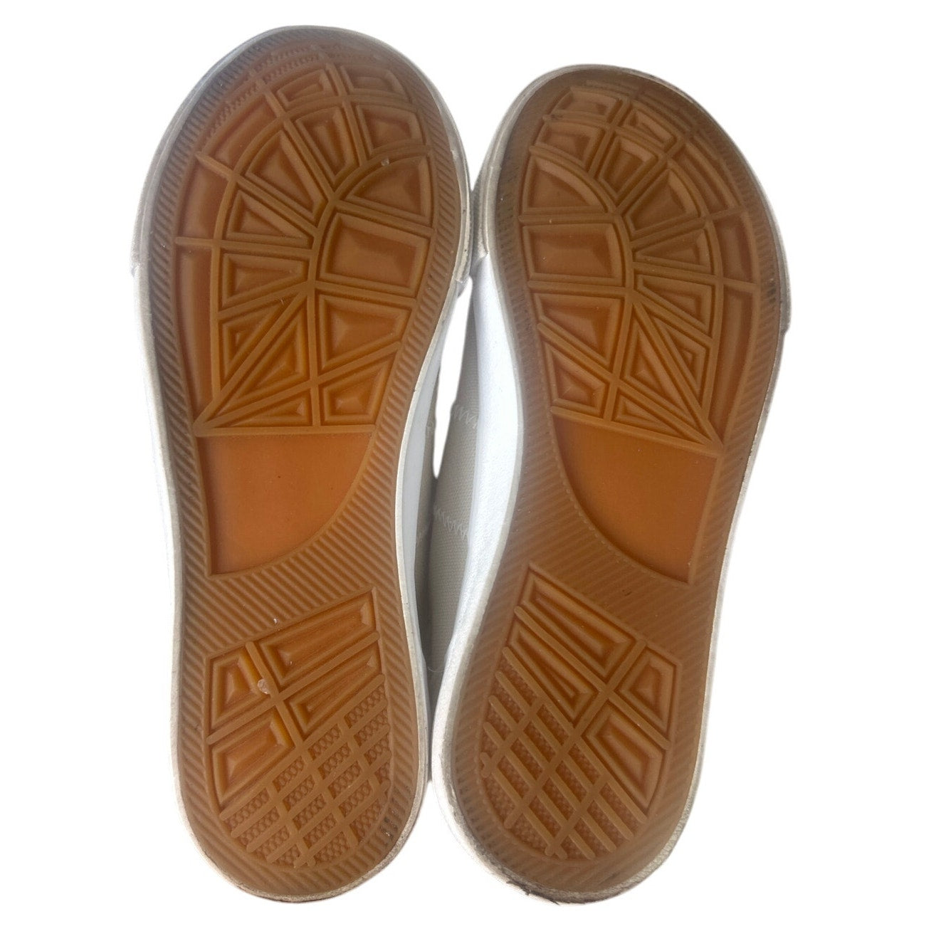 Obtaom Womens Size 7 Tan Lace Up Slip On Natural Canvas Rough Edge Sneaker Shoes