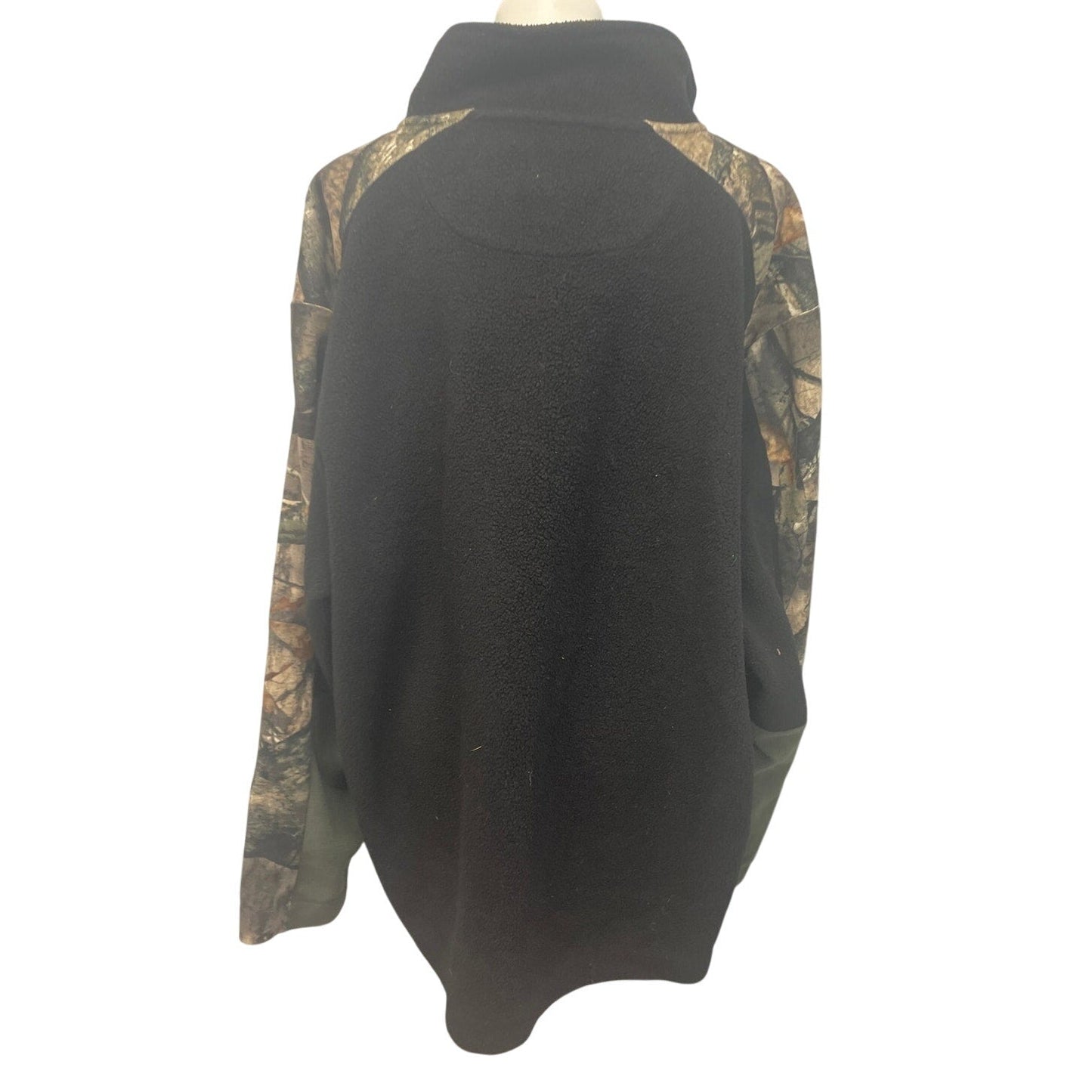 Legendary Mens XXL Polyester Camo Long Sleeve Quarter Zip Pullover Sweatshirt