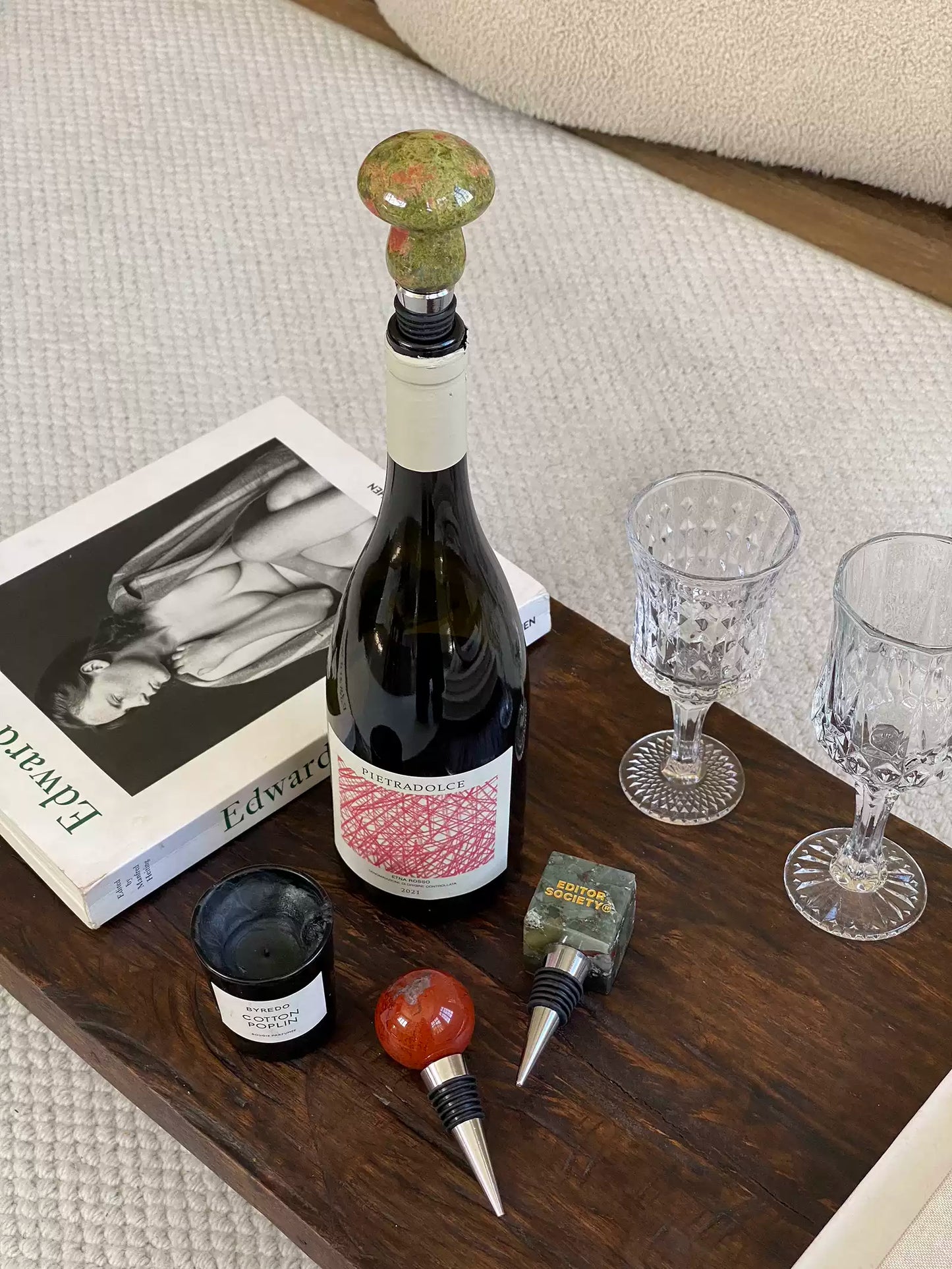 Natural Stone Wine Bottle Stopper-1