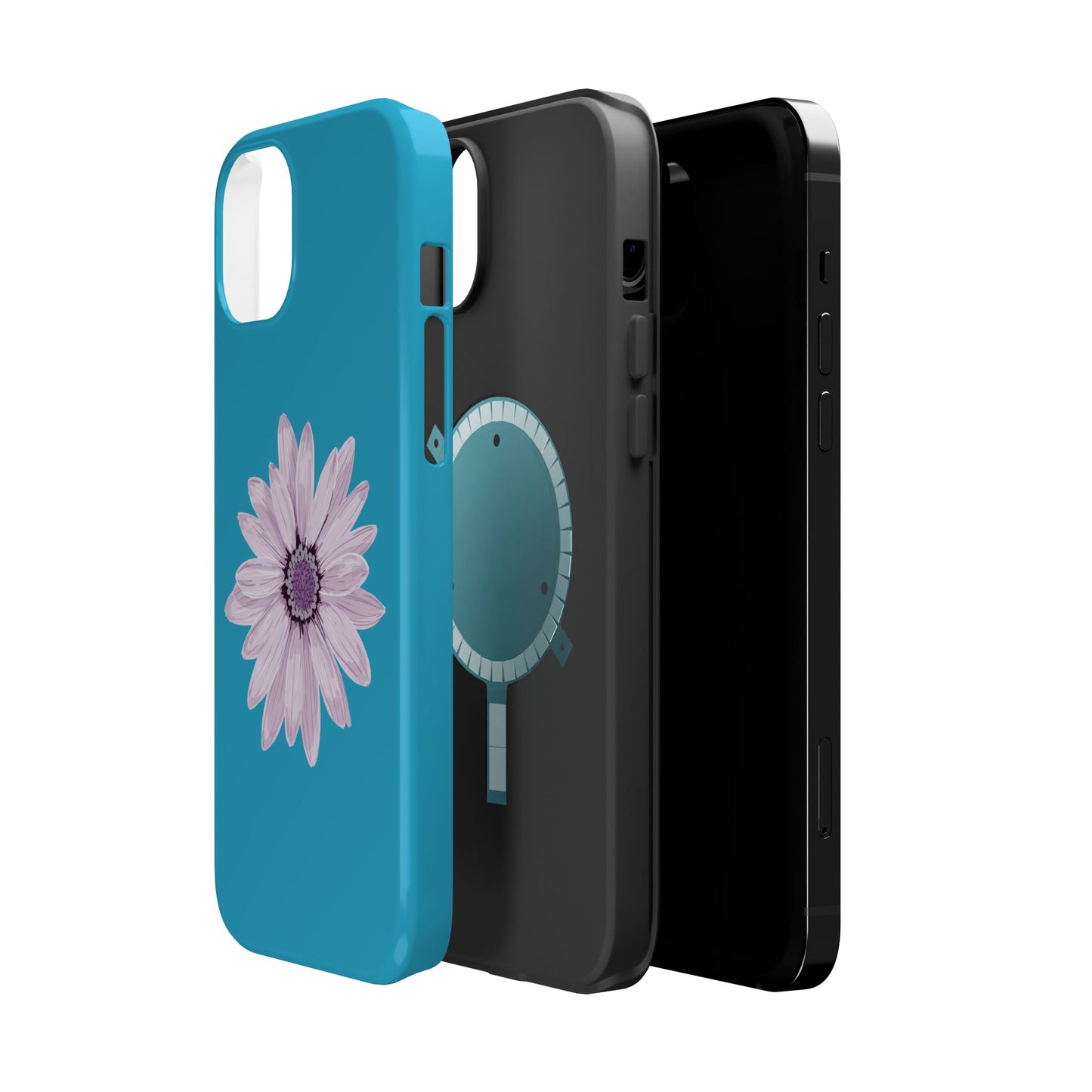 Magnetic Phone Cases with Floral Design, Impact-Resistant Accessories, Stylish Tech Protection, Gifts for Her, Unique Cell Phone Cases