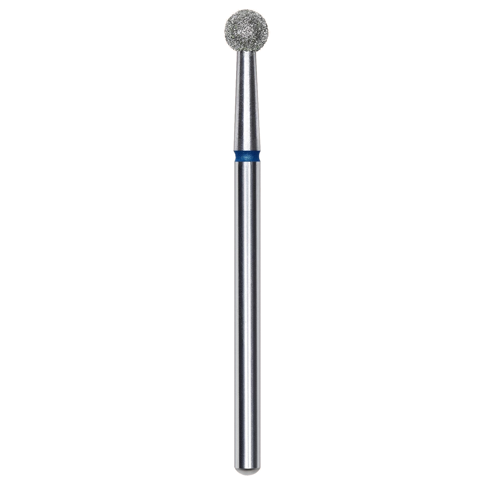 DIAMOND NAIL DRILL BIT, "BALL", BLUE, HEAD DIAMETER 4MM (FA01B040) - STALEKS™-0