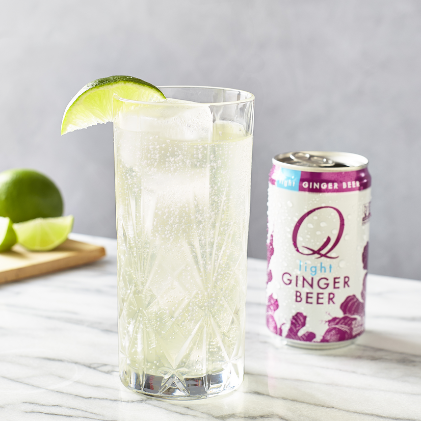QDR LIGHT GINGER BEER ( 6 X 7.5 OZ   )-1