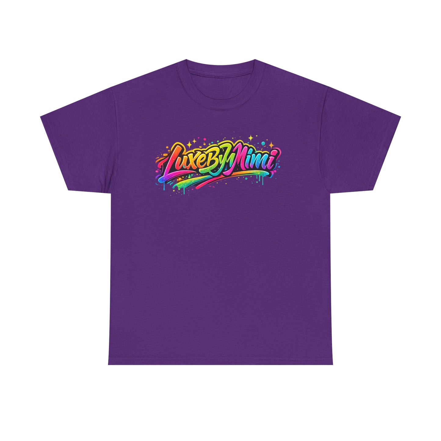 Graffiti Logo T-Shirt — 'Luxe By Mimi' Brand Colorful Streetwear Tee