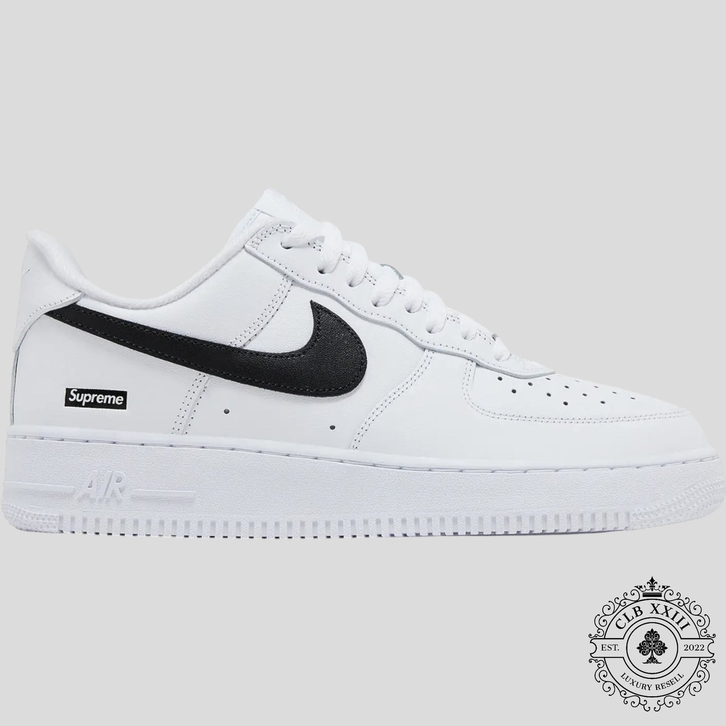 Nike Air Force 1 Low Supreme White Black