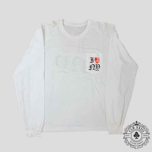 Chrome Hearts I Heart NY Long Sleeve in White