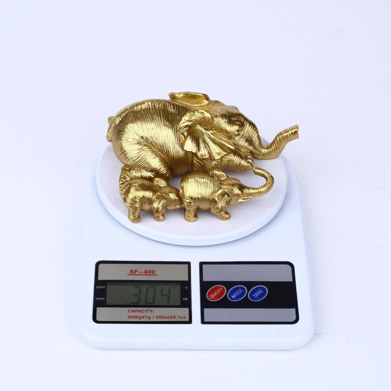 Resin Crafts Mother Love Elephant Resin Mother's Day Gift Decorative Ornaments