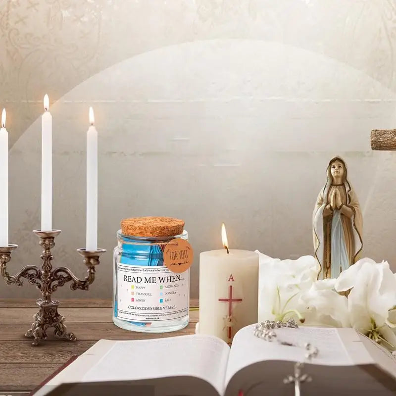 Sincere Prayer Jar Wishing Glass Jar Wishing Bottle Desktop Decoration Bottle Love Gift Wishing Bottle