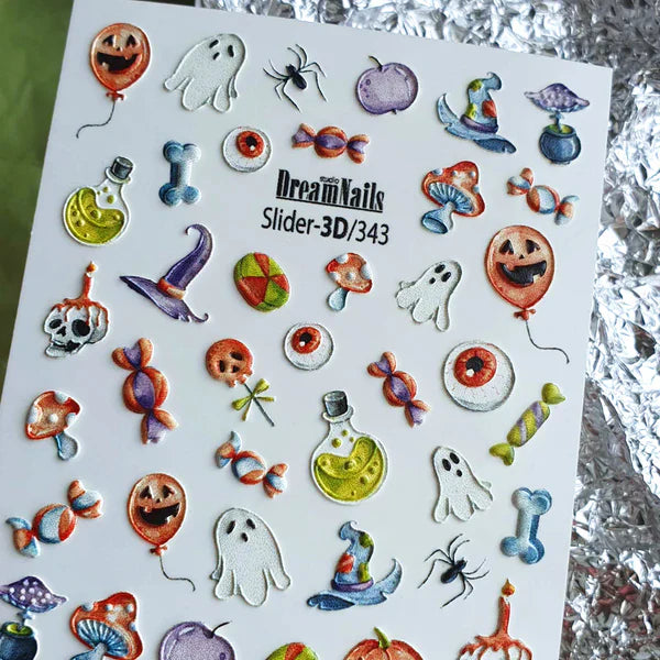 3D/343 NAIL DECAL-0