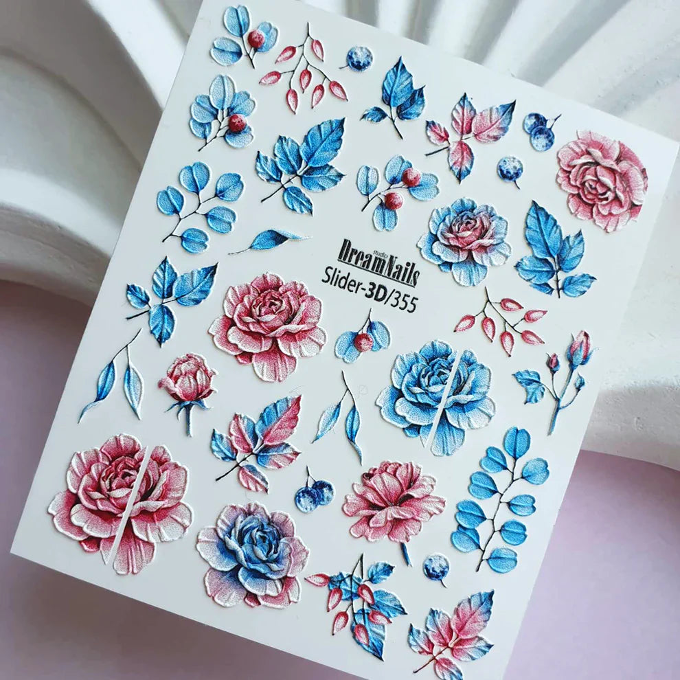 3D/355 NAIL DECAL *-0
