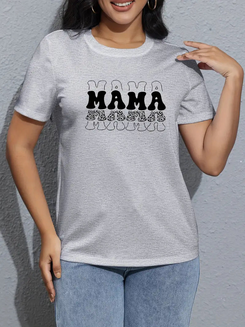 Women's Short Sleeve Round Neck T-Shirt  Style Gift