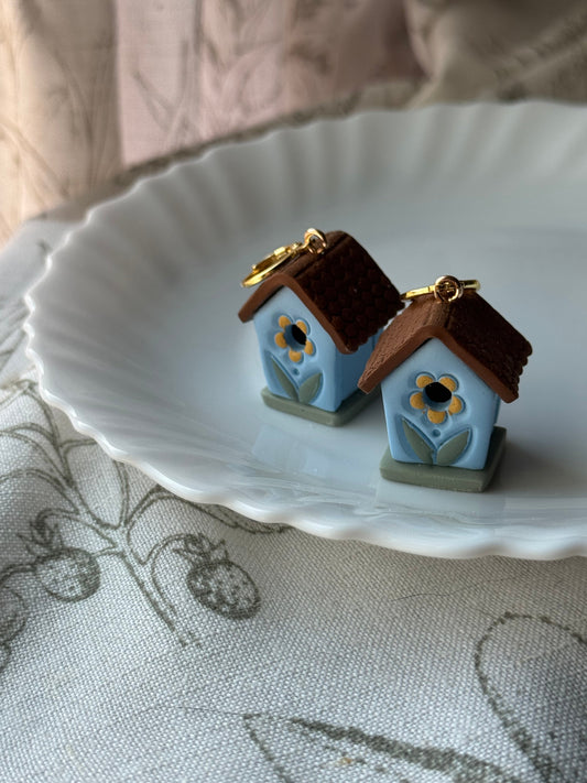 Birdhouse Earrings